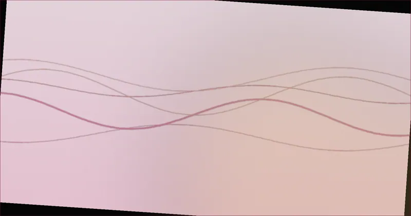 Deep rose wave pattern suggesting a template message adjusted by hand