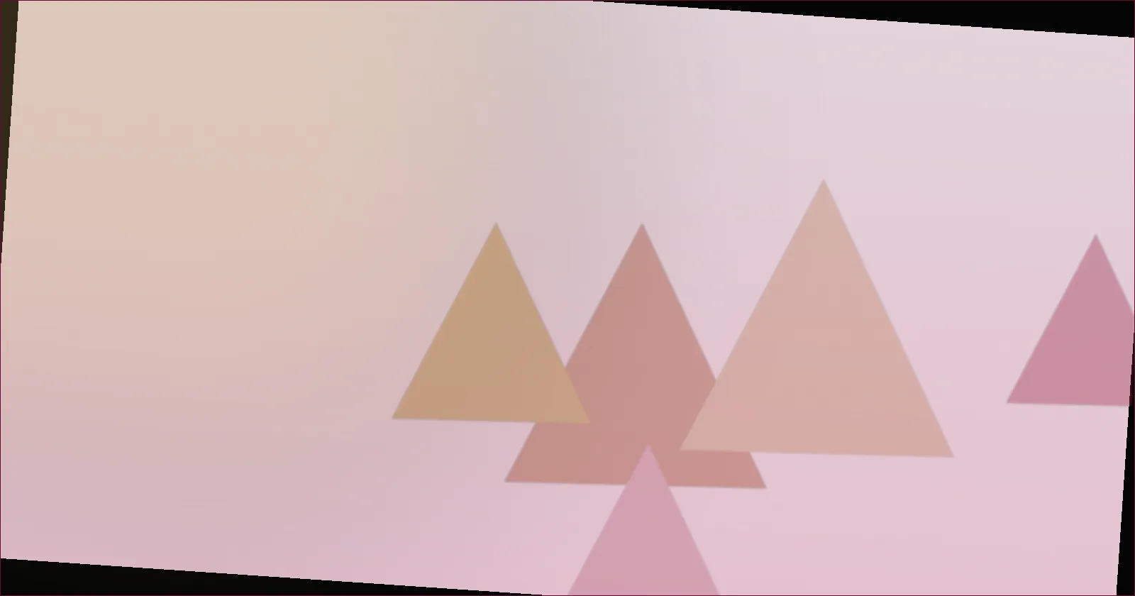 Deep rose prism pattern suggesting a garment set against a considered backdrop